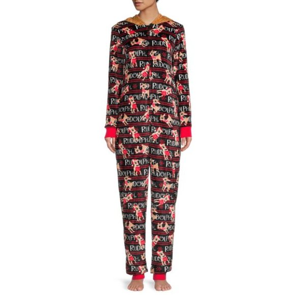 Rudolph Super Minky Union Suit, (X-Small) Black - Picture 4 of 6